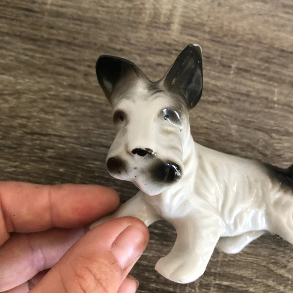 Vintage Ceramic Scottish Terrier Decor - Picture 5 of 11